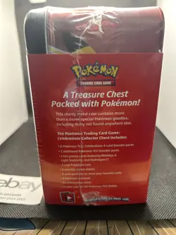Pokemon TCG Celebration 25th Anniversary Collector’s Chest/ Lunch Box Tin Sealed - Image 3