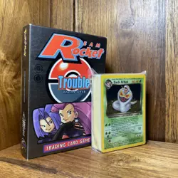 🍃🔮 Trouble Theme Deck Team Rocket Opened Pokemon TCG Holo Foil Dark Arbok NM - Image 1