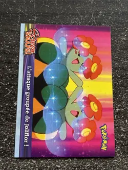 CARTE POKEMON TOPPS SNAP - SCREEN SNAPS! L’ATTAQUE GROUPEE DE JOLIFLOR NEUF FR - Image 1