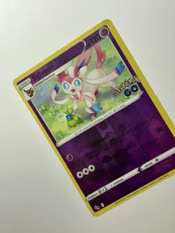 Sylveon 035/078 (LP) Reverse Holo Sword & Shield: Pokemon Go 2022 Pokemon - Image 3