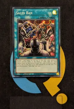MP23-EN035 Sales Ban Super Rare 1st Edition YuGiOh - Image 1