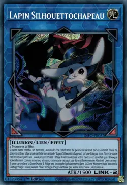 Yu Gi Oh ! Lapin Silhouettochapeau ( INFO-FR052 ) Secret Rare en Francais - Image 1
