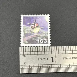 Hoothoot Pokemon Stamp Card Shogakukan Nintendo Japanese TCG Vintage S316-89 - Image 2