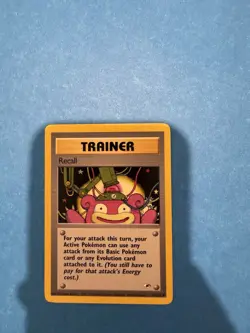 Recall 116/132 Pokemon Card TCG Gym Heroes Trainer Card Excellent Condition VLP - Image 1