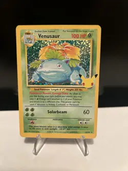 Pokemon TCG Venusaur Holo Rare Card 15/102 Celebrations 25th Anniversary - Image 1