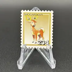 Stantler Pokemon Stamp Card Shogakukan Nintendo Japanese TCG Vintage S316-82 - Image 1