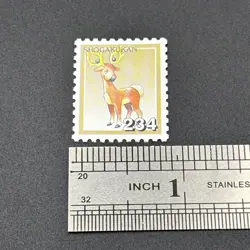 Stantler Pokemon Stamp Card Shogakukan Nintendo Japanese TCG Vintage S316-82 - Image 2