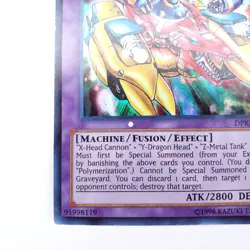 Yu-Gi-Oh Card White Dot ERROR XYZ-Dragon Cannon DPKB-EN025 Rare Foil - Played - Image 2
