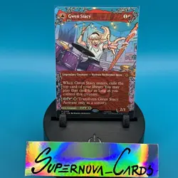 Gwen Stacy (0209) (Borderless) Marvel's Spider-Man MTG - Image 1