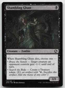 MTG Shambling Ghast C Adventures in the Forgotten Realms 119 LP - Image 1