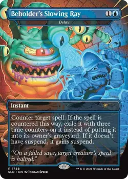 MTG - Beholder's Slowing Ray - SLD 1788 - Secret Lair x Dungeons & Dragons Rare - Image 1