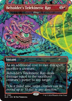 MTG - Beholder's Telekinetic Ray - SLD 1795 - Secret Lair x Dungeons & Dragons - Image 1