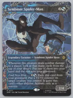 MTG - Symbiote Spider-Man (Borderless) - Marvel's Spider-Man (SPM) -r518 - Image 1