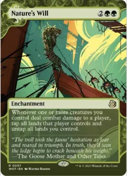 Nature's Will (#57, NM) Wilds of Eldraine: Enchanting Tales (WOT), MTG - Image 1