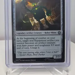 Living Brain, Mechanical Marvel Marvel's Spider-Man Regular 0167 Magic MTG - Image 4