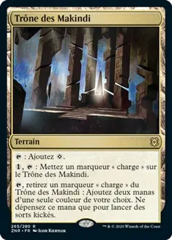 mtg magic Throne of Makindi FRENCH vf fr Trone des Makindi - Image 1