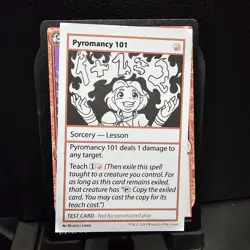 Pyromancy 101 Playtest - MB2 - NM - MTG Magic - Image 1