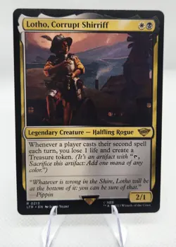 Lotho Corrupt Shirriff MTG Universes Beyond: The Lord of the Rings NM Condition - Image 1
