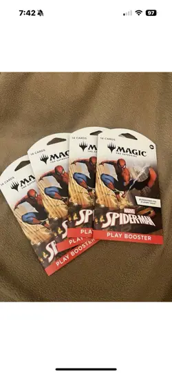 MTG: Magic The Gathering Marvel Spider-Man Play Sleeved Booster Pack IN HAND 🔥 - Image 1