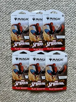 MTG: Magic The Gathering Marvel Spider-Man Play Sleeved Booster Pack - Image 1