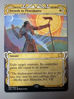 Swords to Plowshares Strixhaven: Mystical Archives Borderless #10 Rare MTG - Image 1