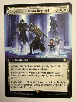 Champions from Beyond Extended Art Regular - Final Fantasy Commander MTG-NM - Image 1