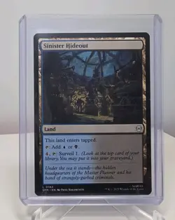 Sinister Hideout Marvel's Spider-Man Regular 0184 Magic The Gathering MTG - Image 1