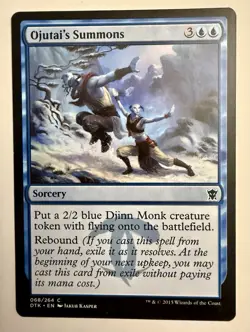 MTG Magic the Gathering Ojutai's Summons (68/272) Dragons of Tarkir LP - Image 1