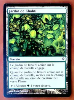 mtg magic Khalni Garden commander 2018 or eldrazi FRENCH fr vf Jardin de Khalni - Image 1
