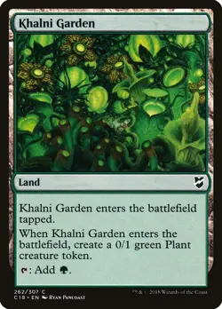 mtg magic Khalni Garden commander 2018 or eldrazi FRENCH fr vf Jardin de Khalni - Image 2