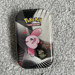 Pokemon TCG Black Bolt & White Flare Unova Mini Tin - Alomomola & Axew - NEW - Image 1