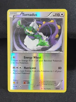Pokemon TCG Thundurus BW41 & Tornadus BW42 Black Star Promos Reverse Holo LP - Image 3