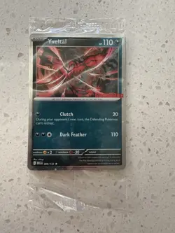 Sealed Yveltal 088/132 Reverse Holo Mega Evolution Pokemon GAMESTOP PROMO - Image 1