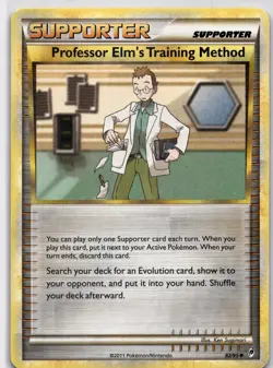 Professor Elm's Training Method Uncommon Call of Legends 82/95 NM Pokemon - Image 1