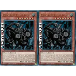 REDOX, DRAGON RULER OF BOULDERS 2x • Ultra R SP • BLMM EN117 • 1Ed • Yugioh! - Image 1