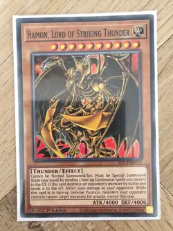 SDCB-EN011 Hamon, Lord of Striking Thunder :: Common 1st Edition Mint YuGiOh Car - Image 1