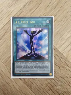MP22-EN095 A.I. Meet You Ultra Rare 1st Edition Mint YuGiOh Card in sleeve - Image 1