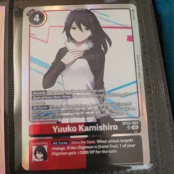 Digimon Card Game Yuuko Kamishiro BT22-083 SR Cyber Eden - Image 1