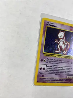 Pokemon Mewtwo Base Set 10/102 Holo Rare Card - Image 4