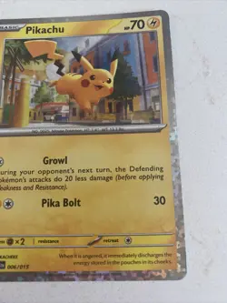 Pikachu 006/015 Holo McDonald’s 2023 Pokemon Card - Image 4