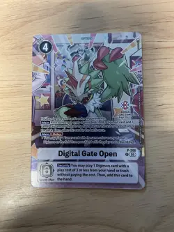 Digimon TCG -Digital Gate Open Bandai Card Fest Promo - NM - English. - Image 1