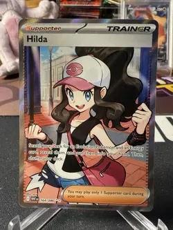 Hilda 164/086 Full Art Ultra Rare White Flare Pokemon TCG Trainer Card - Image 1