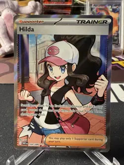 Hilda 164/086 Full Art Ultra Rare White Flare Pokemon TCG Trainer Card - Image 2