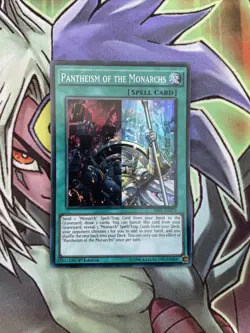 SR01-EN023 Pantheism Of The Monarchs Super Rare 1st Edition NM Yugioh Card - Image 1
