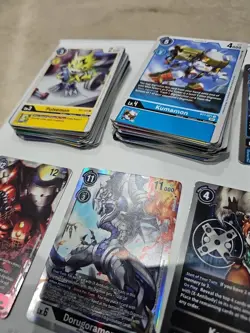 Digimon Cards Job Lot Around 100 +Cards Freash From Packs - Image 2