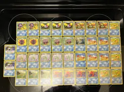 Pokemon Fossil Lot Of 71 Cards 1st Ed Tentacruel Magmar Gastly Slowbro Golbat - Image 2