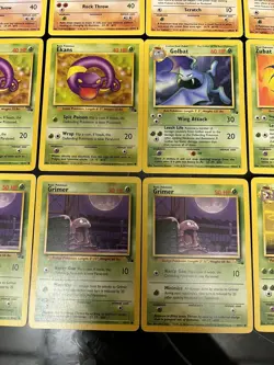 Pokemon Fossil Lot Of 71 Cards 1st Ed Tentacruel Magmar Gastly Slowbro Golbat - Image 5