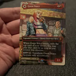 Gwen Stacy - 0202 - NM Borderless - Marvel's Spider-Man - MTG - Image 1