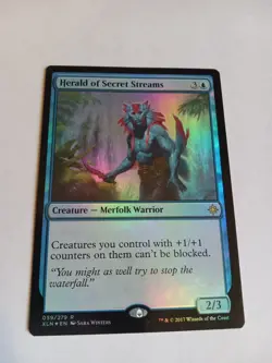 **FOIL** Herald of Secret Streams - Ixalan - NM - MTG - Image 1