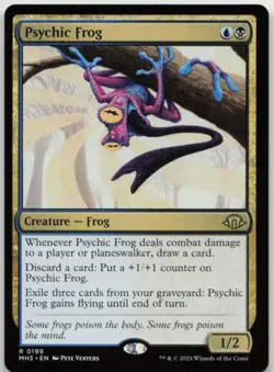 MTG Psychic Frog R Modern Horizons 3 199 LP - Image 1